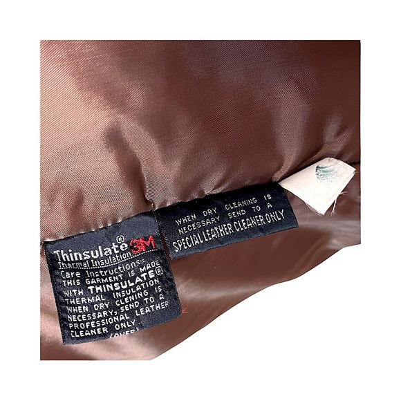 Wilsons Adventure Bound Leather Bomber Jacket Brown Men’s L Distressed Vintage - Picture 12 of 12